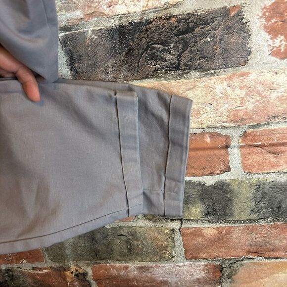 5 for $25🔥Size 10 Dalia Collection Grey Cuffed Hem Dress Pants - Picture 3 of 5